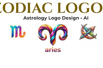 design an ai zodiac logo