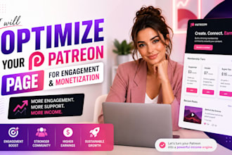 optimize your patreon page for engagement and monetization