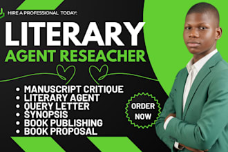 provide manuscript critique, query letter, synopsis, and book proposal for book