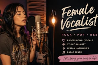 sing female rock singer female singer and vocalist female pop singer rock singer