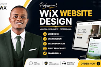redesign, design wix website, wix integration, wix redesign