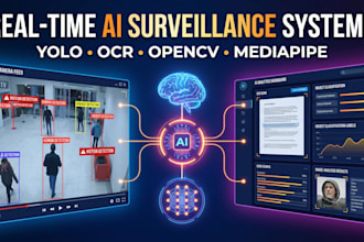 build real time ai surveillance, video analytics, detection system, audio, yolo