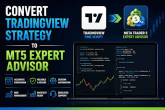 convert tradingview indicator strategy to mt5 expert advisor