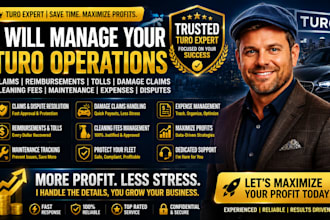 manage your turo claims, reimbursements, tolls, damages, maintenance and fleet
