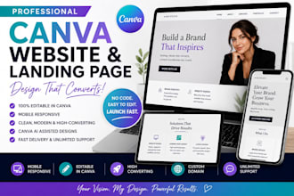 canva website design canva landing page canva website canva website redesign