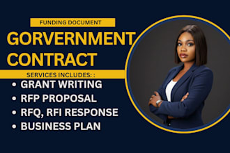 write government contract proposals and design capability statements