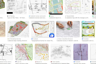 do topographic, site plans, subdivision and cadastral maps