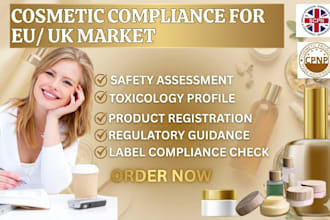 prepare toxicology report for safety data cosmetic product eu uk compliance