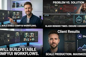create stable comfyui workflows to automate ai art for fast rendering
