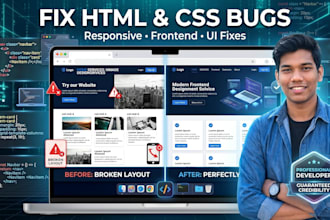 fix CSS and HTML bugs on your website