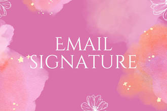design a professional clickable HTML email signature