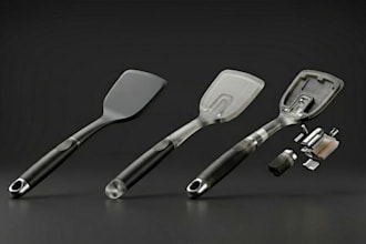 design 3d plastic kitchen utensil and gadget models for manufacturing