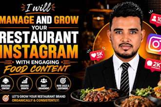 manage and grow your restaurant instagram with engaging food content