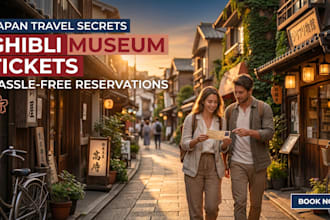 book pokemon cafe, kirby cafe and japan attraction reservations, ghibli ticket