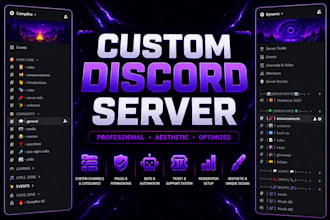 create professional discord server