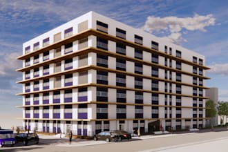create 3d models using sketchup and render it using enscape