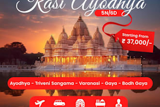 design premium travel, tour and social media posters