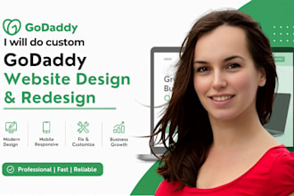 do godaddy website design redesign godaddy website fix business godaddy website