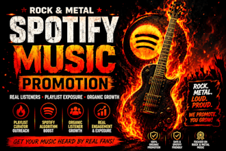 do spotify music promotion rock metal music rock metal music playlist curators