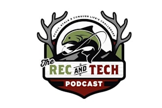 create a podcast logo for an industry in outdoor adventure