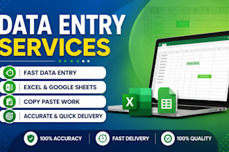 do fast and accurate data entry in excel and google sheets