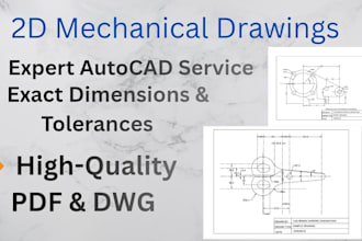 do professional 2d mechanical drawings in autocad