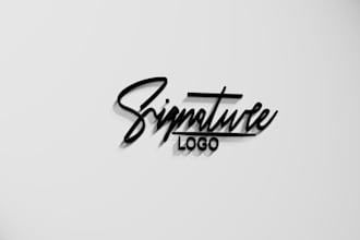 design a professional autograph or artistic signature