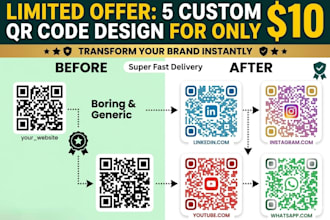 design custom qr codes with your brand logo