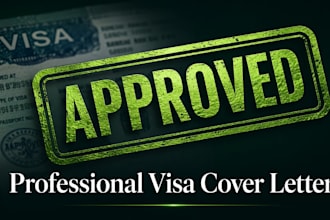 write a professional visa cover letter that boosts your approval chances