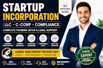 handle startup incorporation and founder agreements