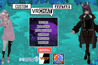 rig a booth vrc avatar for you sfw or nsfw