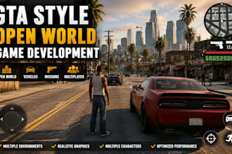 develop roblox gta style open world game, multiplayer roblox game
