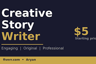 write an engaging and creative short story for you