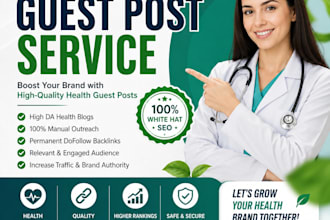 publish a health guest post on high da health websites