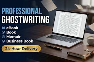ghostwrite a premium self help e book with research