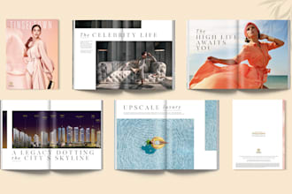 design professional brochure, company profile, and catalog