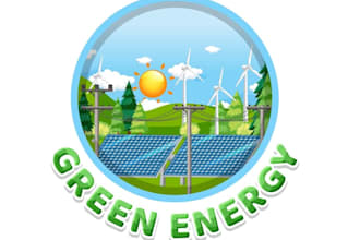 design a creative solar and renewable energy logo