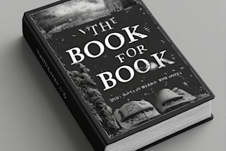 design a professional book cover no ai