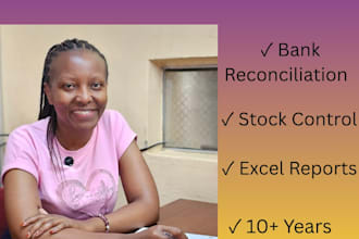 do bookkeeping and reconcile records professionally