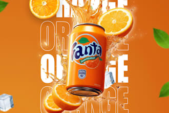 design eye catching product poster ads