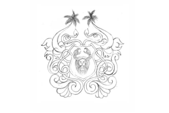design mowrey family crest logo