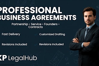draft partnership agreements and business contracts