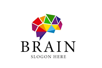 design a modern brain and intelligence logo