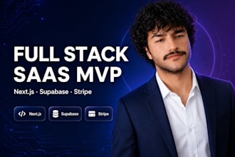 build your full stack saas mvp with nextjs supabase and stripe