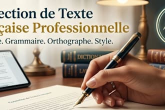 je vais corriger relire et reformuler vos textes en francais