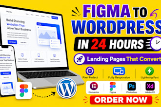 figma to wordpress conversion, clean code, fast delivery