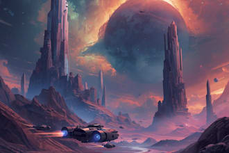 design sci fi illustration and sci fi sci fi illustration