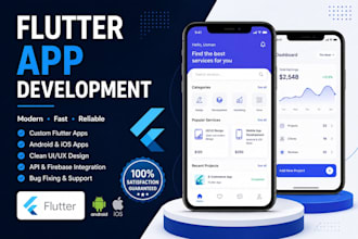 develop a mobile app using flutter