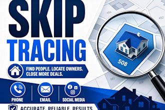 do skip tracing for real estate and bulk lead generation