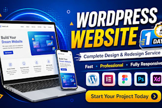 redesign wordpress website, improve speed conversion